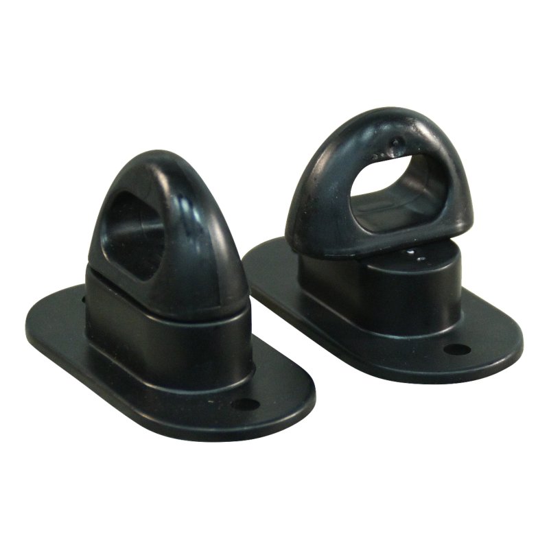 espagnolette plastique pour œillet 42x22mm noir