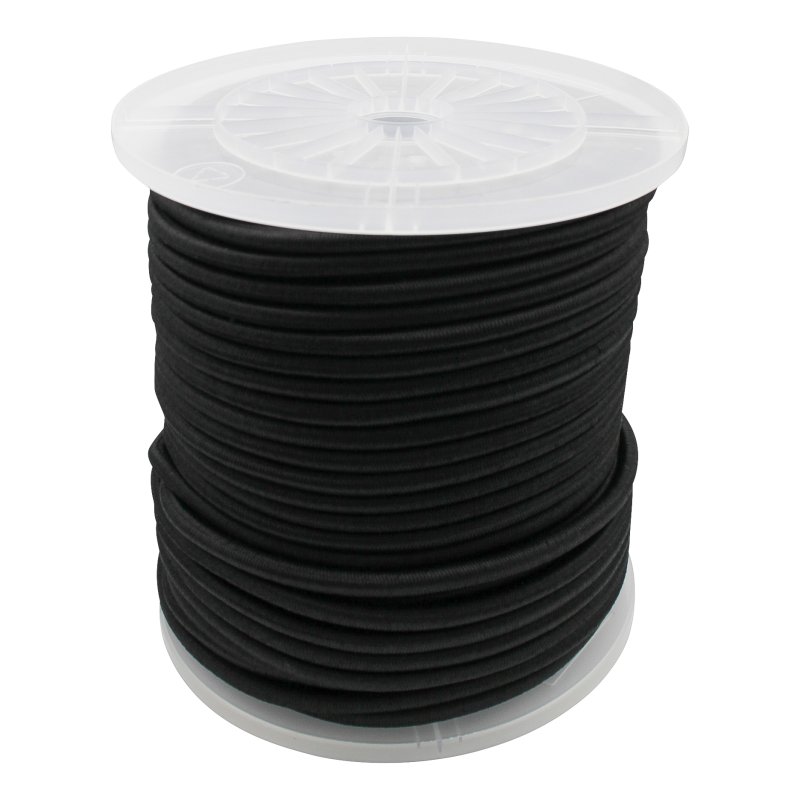 Cable élastique noir Ø10