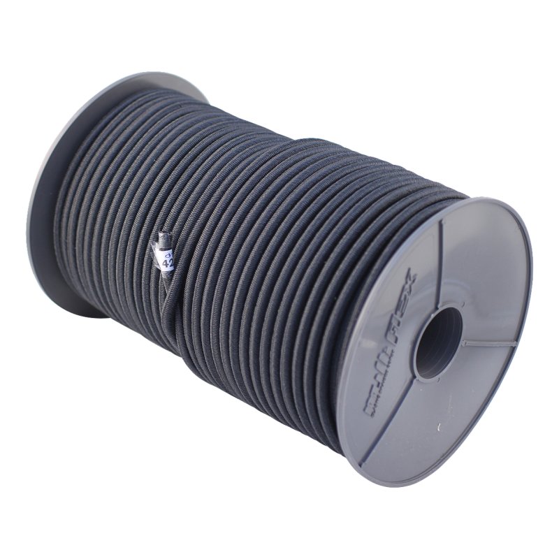 Cable élastique noir Ø6 100m.mm