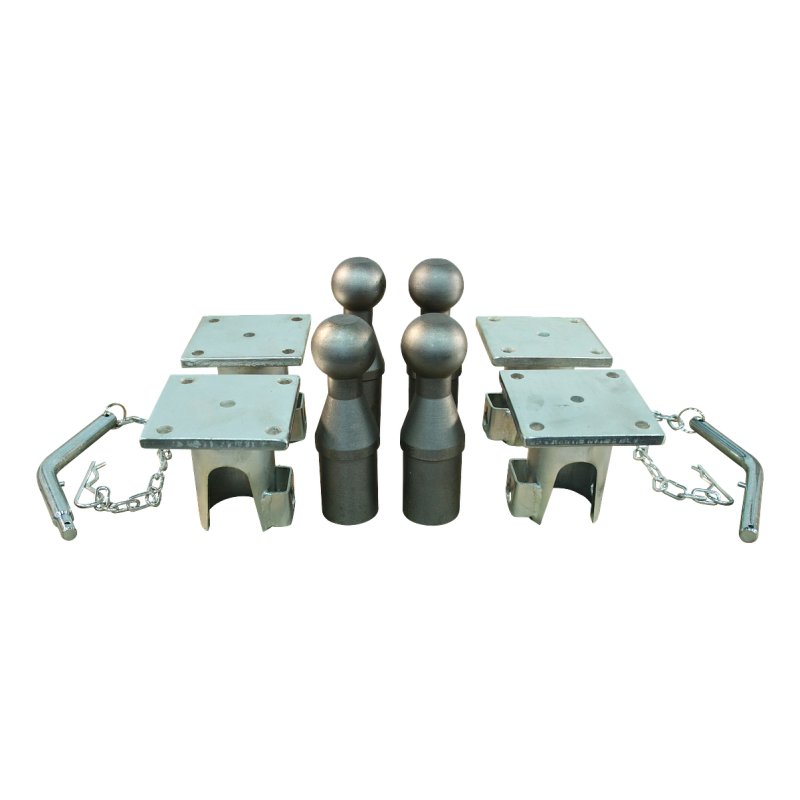 jeu de rotules articulées pour remorque tribenne, 3-faces 3500kg