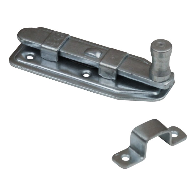 Boulon plat coulissant zingué 60 x 25mm