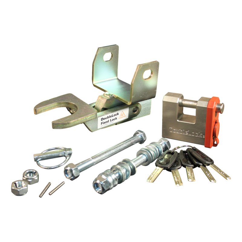 Fixed Lock EM350 gebremste Anhänger Knott, Winterhoff 3500kg SCM 1x horizontal / 1x vertikal M14