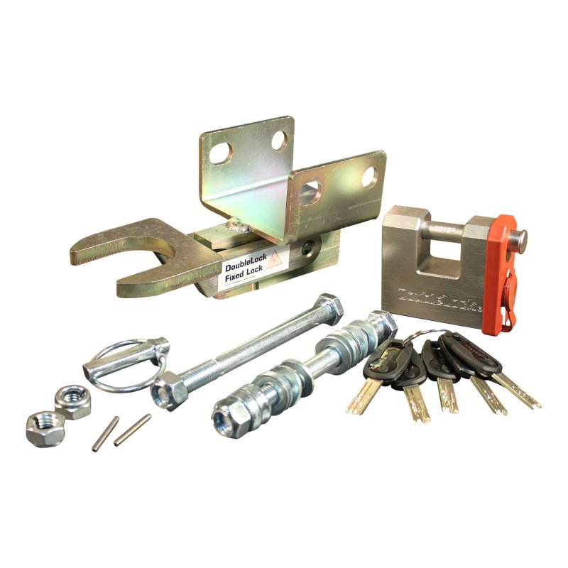 Fixed lock B remorques freinée Al-ko jusqu' à 3000kg SCM 2x M12 horizontales