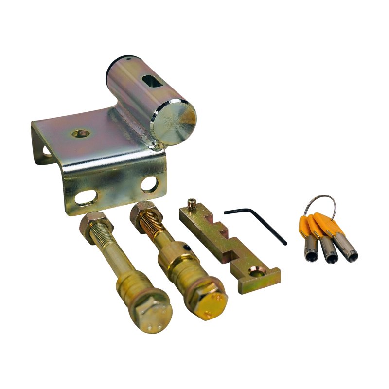 coupling lock fixed mounting 3000 kg M14 + long clapper 2x horizontal M14 + 1x vertical M12