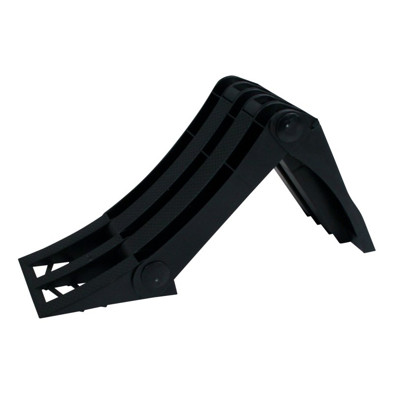 2 "Origamy 36" wheel chocks + 1 support black plastic