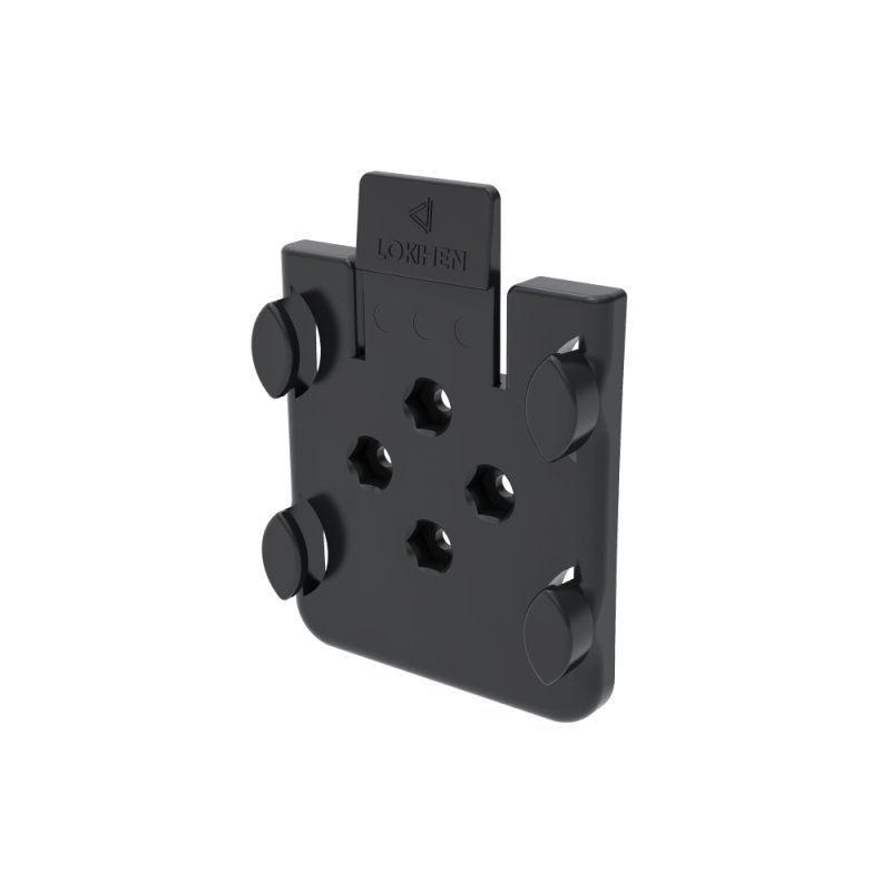 chock holder plastic black