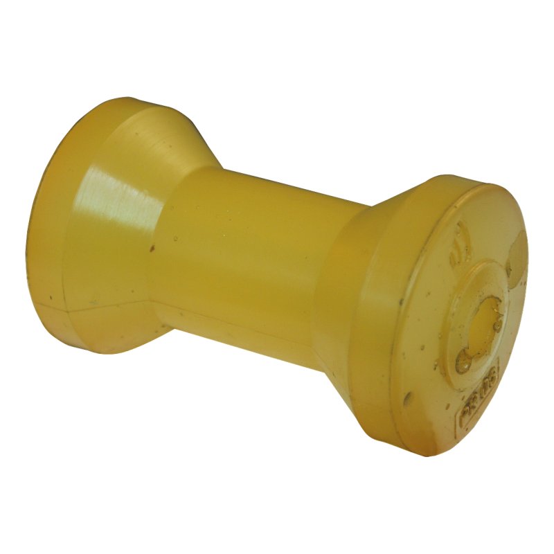 rouleau de quille PU jaune Ø73mm 128mm Ø16,5