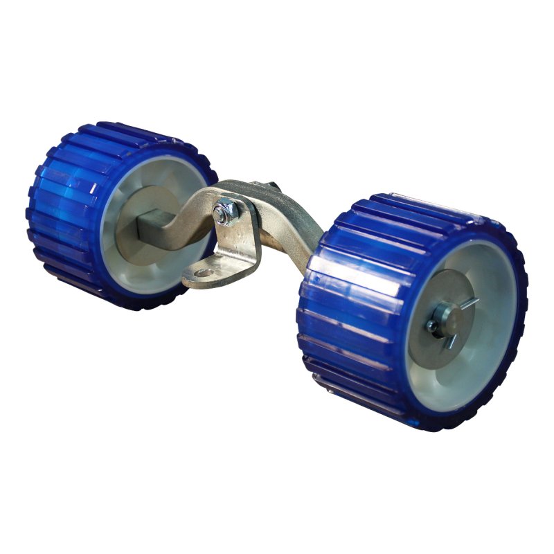 bord de rouleau +support bleu