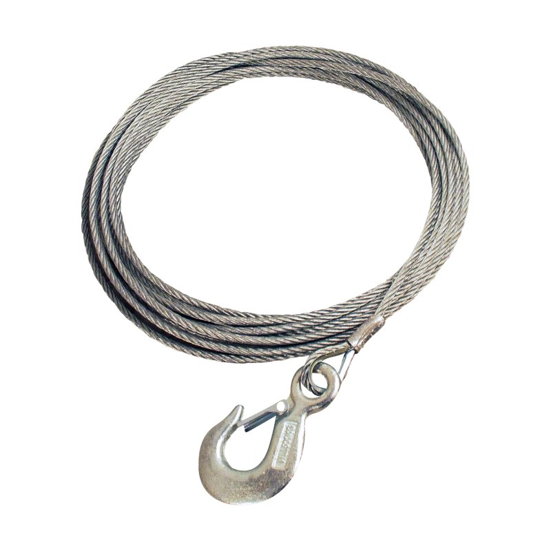 Stahlseil mit Haken Ø4mm 10 m