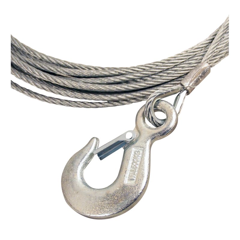 Stahlseil mit Haken Ø4mm 10 m
