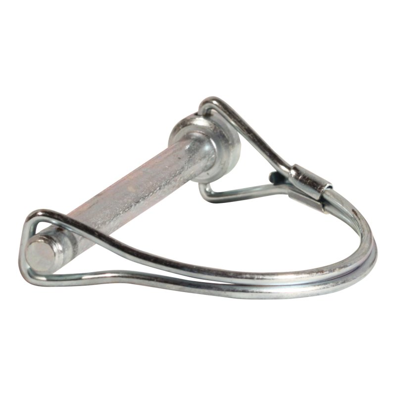 axis-locking pin Ø10 mm white zinc-plated round