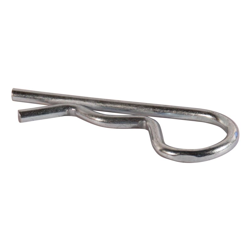 Federvorstecker, einzel Ø4mm Federstahl, weiß verzinkt