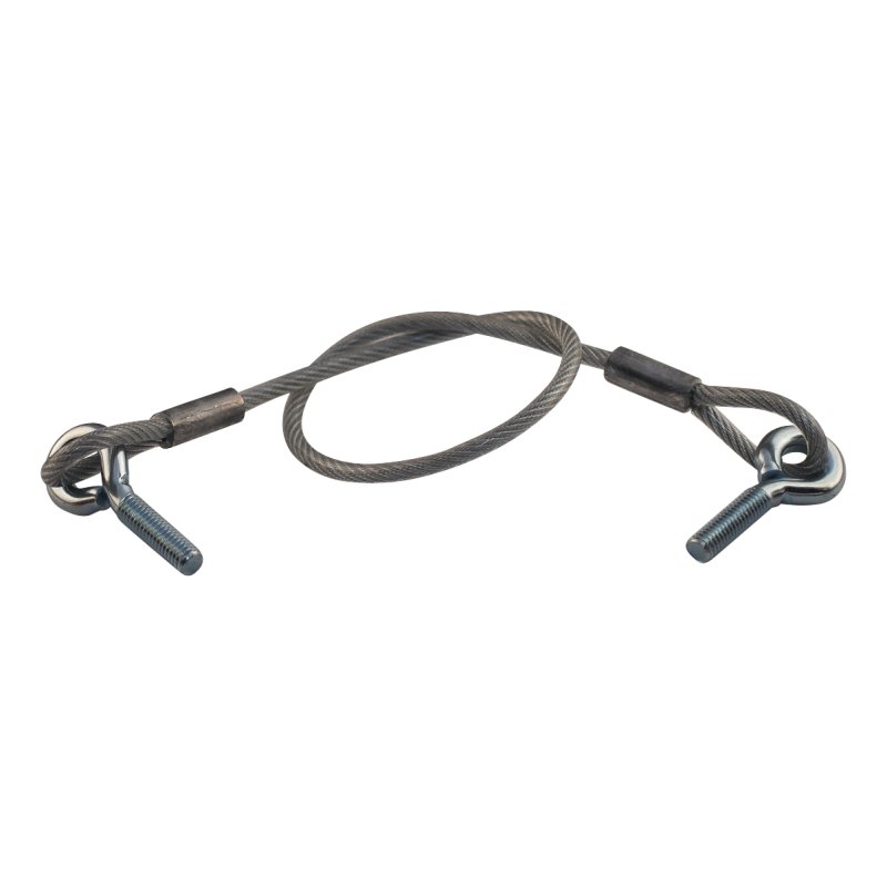 cable d'abattant Ø5 445mm 2x oeillets filetés M8x30mm