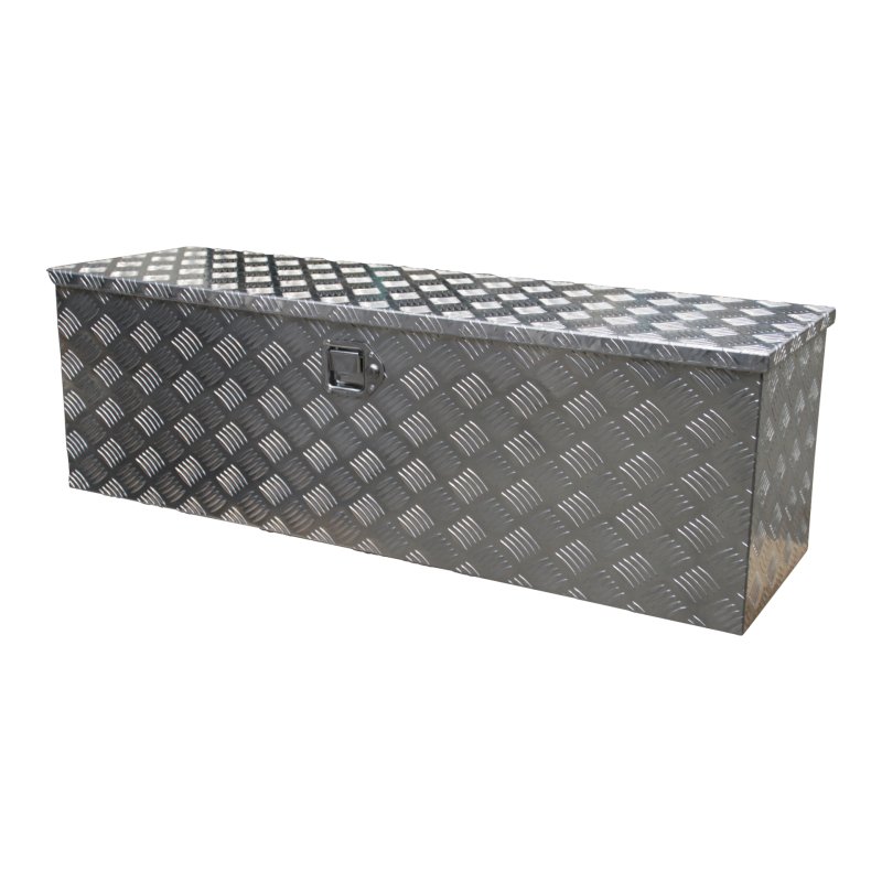 caisse à outils aluminium lxbxh 1230x380x380mm serrure de coffre