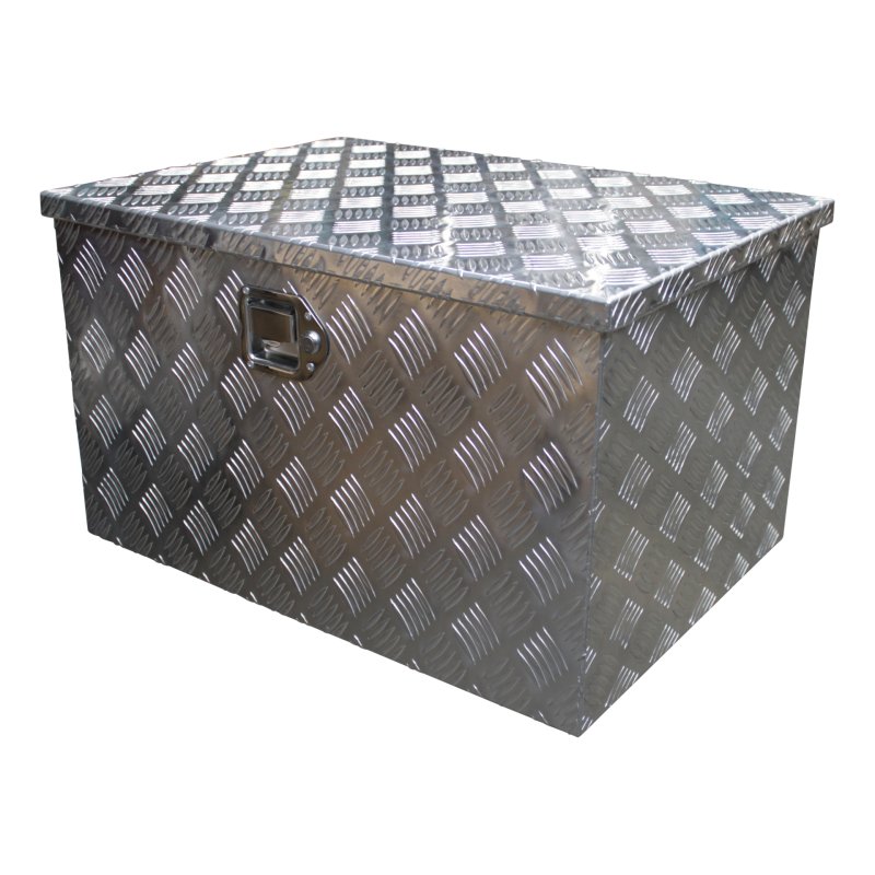 caisse à outils aluminium lxbxh 680x490x400mm serrure de coffre