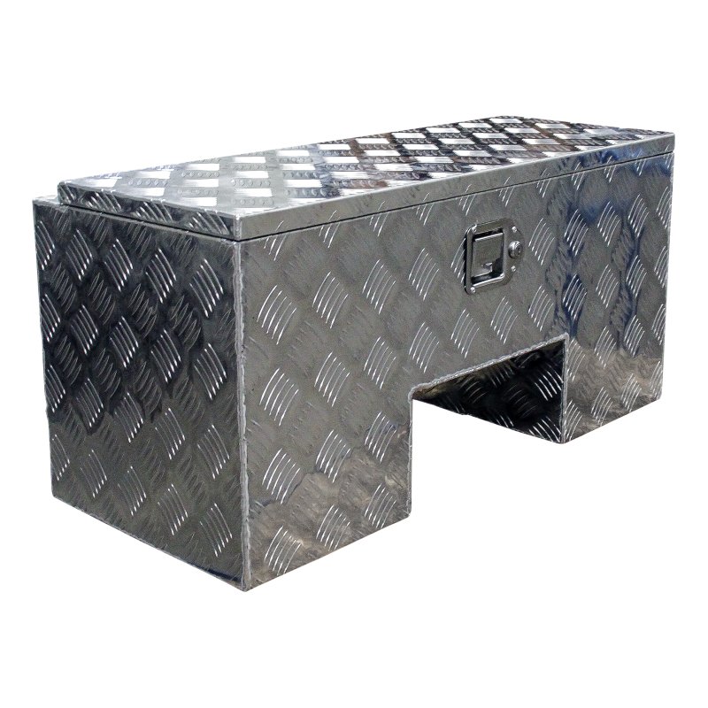 caisse à outils aluminium lxbxh 818x361x400mm serrure de coffre