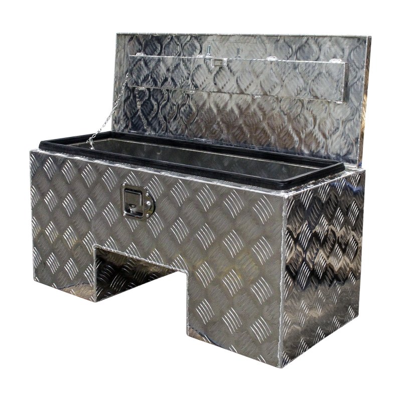 caisse à outils aluminium lxbxh 818x361x400mm serrure de coffre