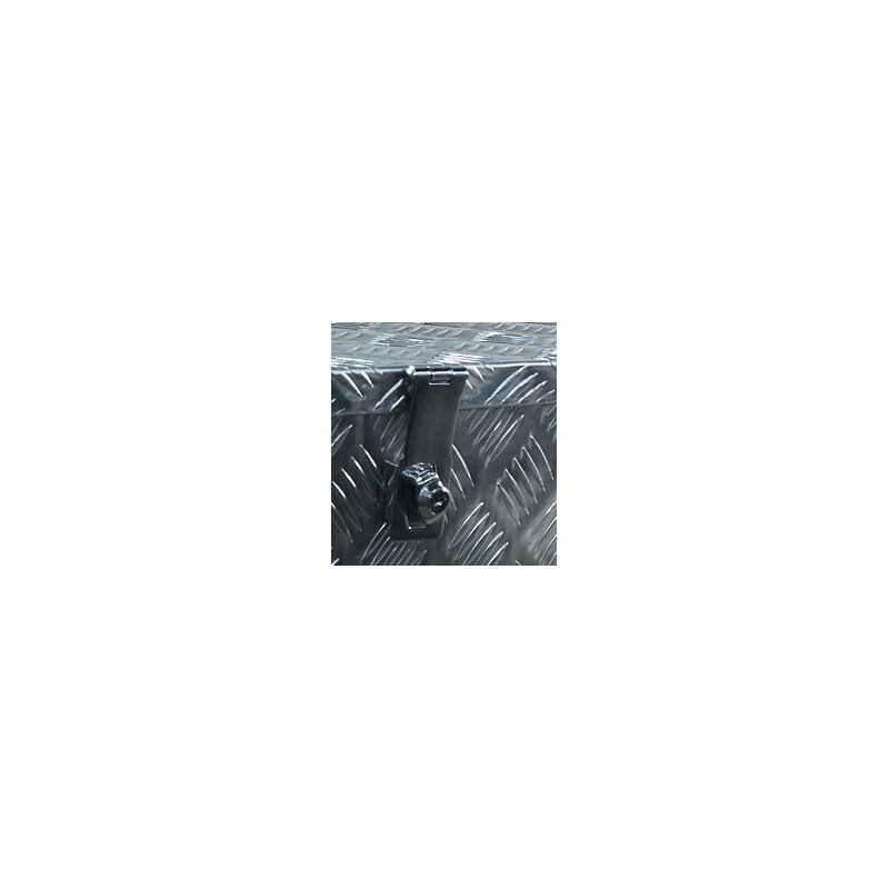 gereedschapskist aluminium lxbxh 840x310x400mm overslagsluiting met geïntegreerd slot