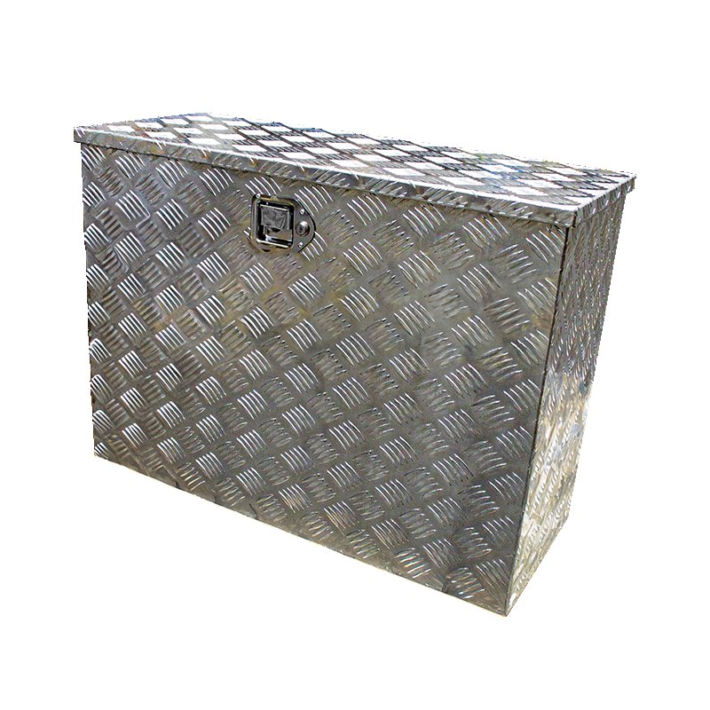 caisse à outils aluminium lxbxh 840x350x620mm serrure de coffre