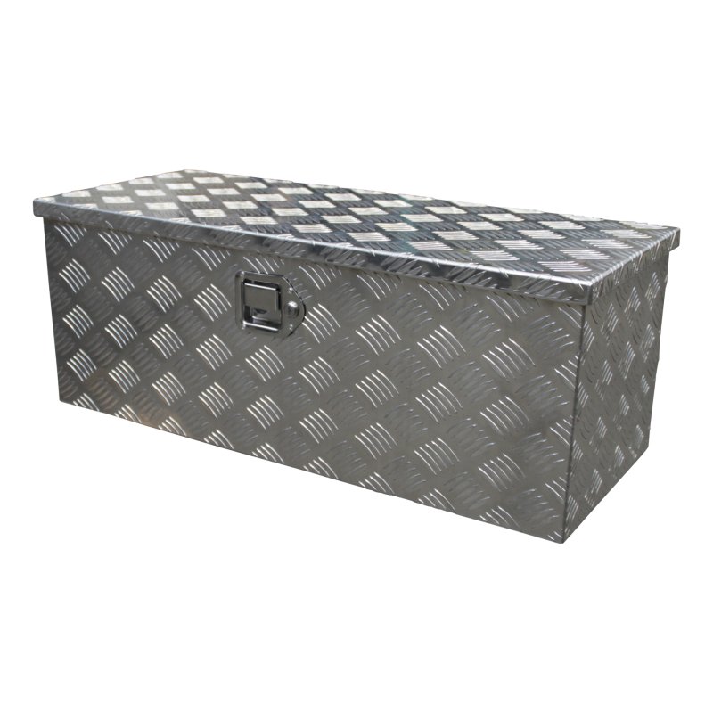 caisse à outils aluminium lxbxh 850x350x320mm serrure de coffre