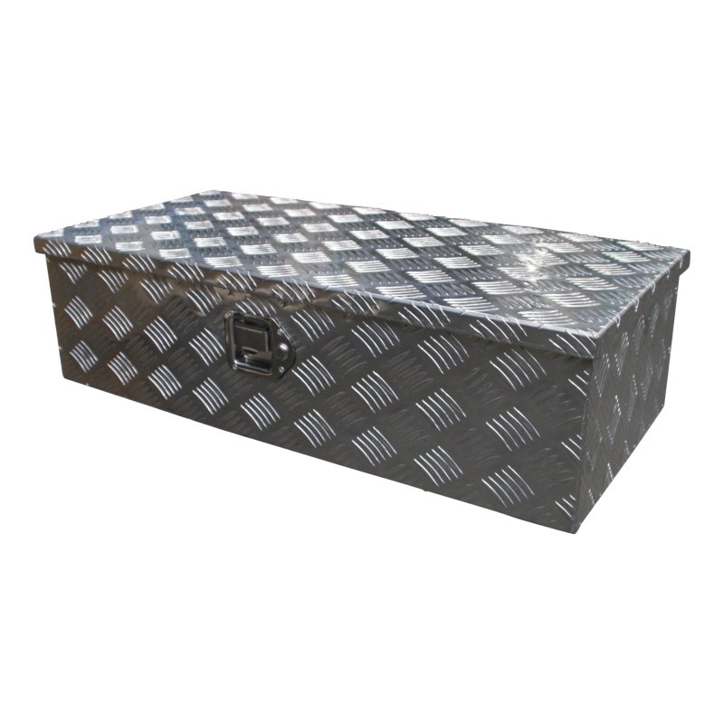 caisse à outils aluminium lxbxh 850x400x230mm serrure de coffre