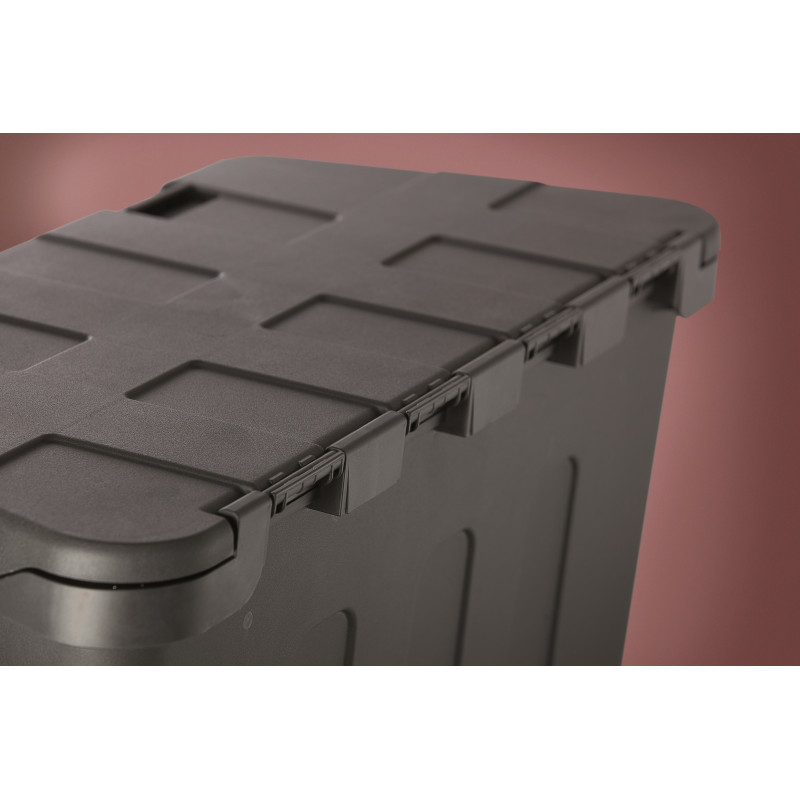 caisse à outils plastique lxbxh 620x300x350mm Profibox Plus, y compris le kit de montage et le cadenas