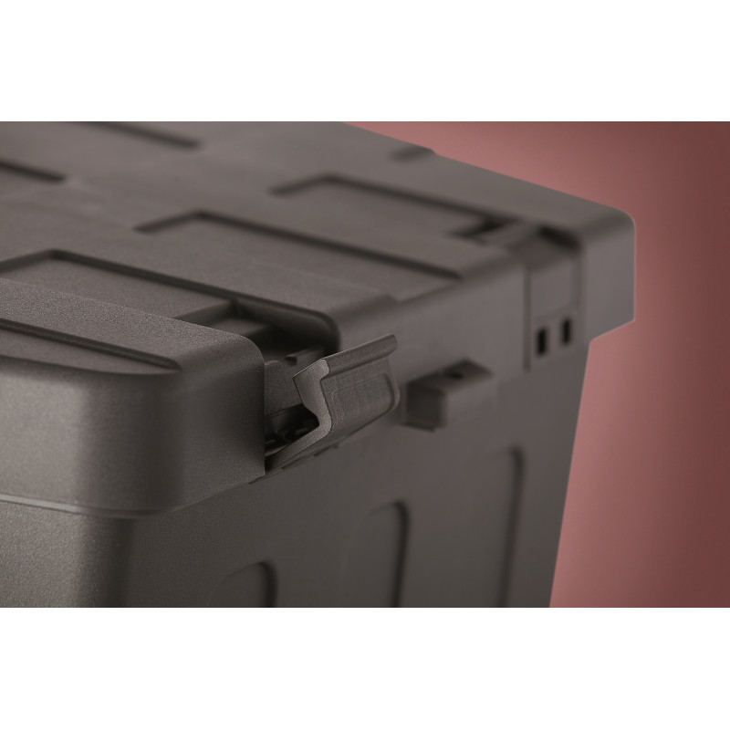 caisse à outils plastique lxbxh 620x300x350mm Profibox Plus, y compris le kit de montage et le cadenas