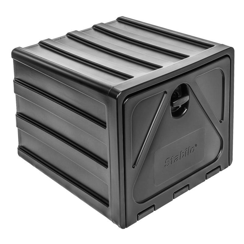 caisse à outils plastique Stabilo®-box 600-2, espagnolette avec serrure lxbxh 600x500x650mm