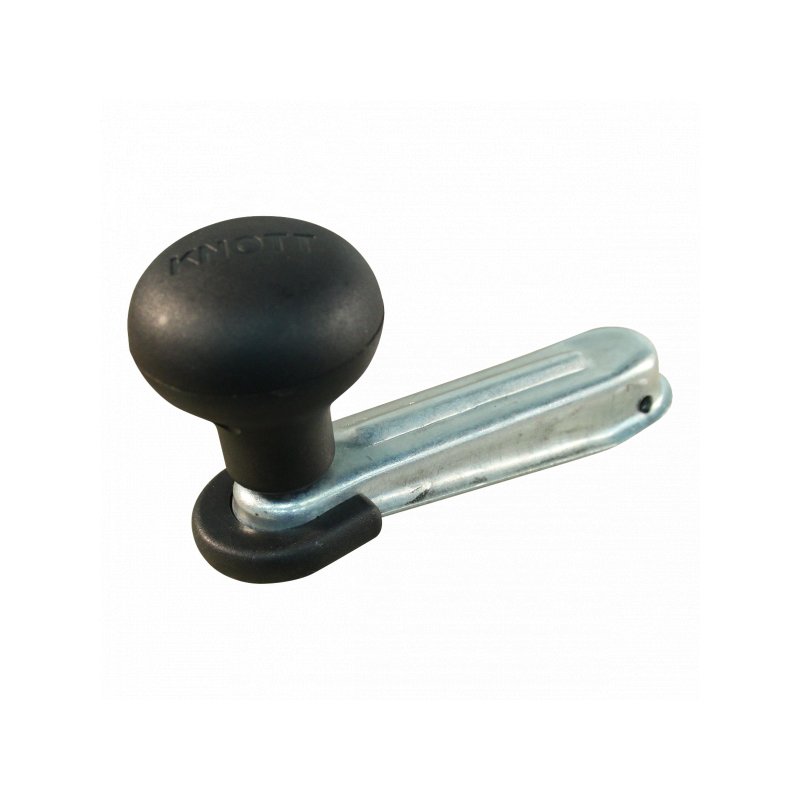 Kurbel für Stützrad Ø48-60mm aansluiting D.15xdiepte 16mm