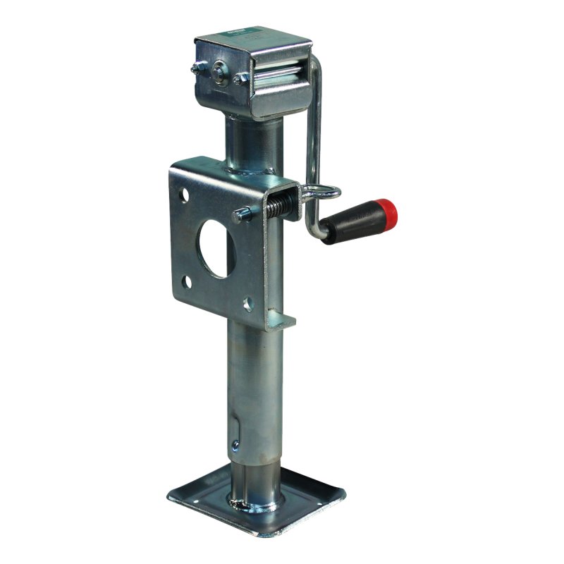 Pied béquille basculante LF Ø51mm 900kg zingué avec fixation par bride