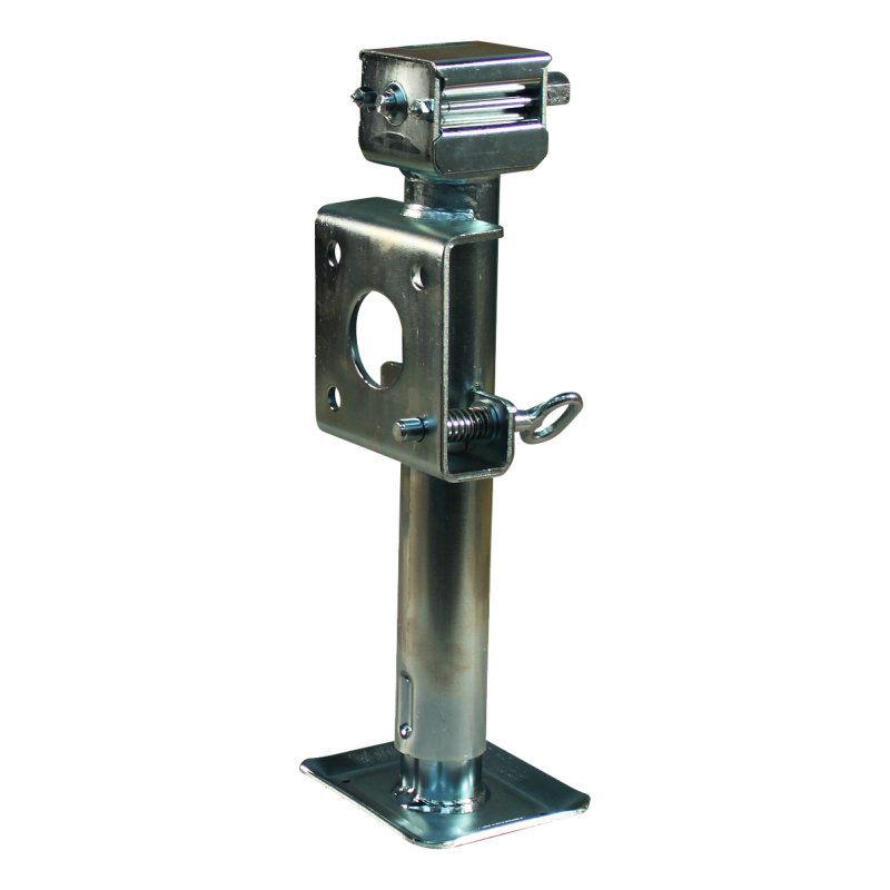 Pied béquille basculante LF Ø51mm 900kg zingué avec raccord à bride, avec hexagone SW19