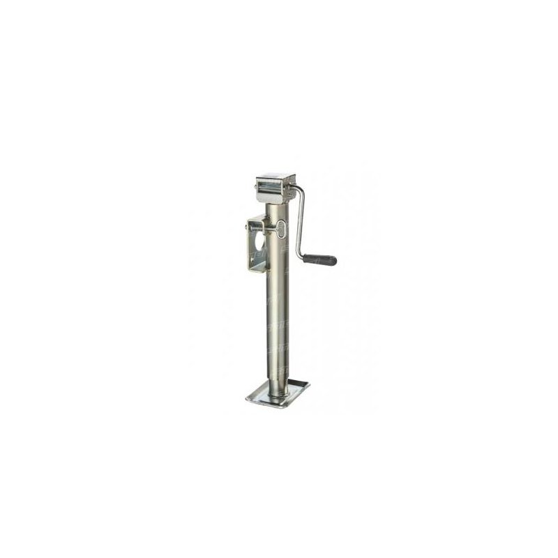 Pied béquille basculante LF Ø57mm 1300kg zingué 370mm 560mm