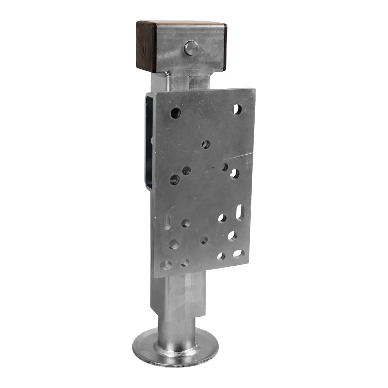 tipping support leg SF60-DSA- SW19 universeel met verlengde montage ⧄60 ⧄60mm 1300kg zinc plated 430mm