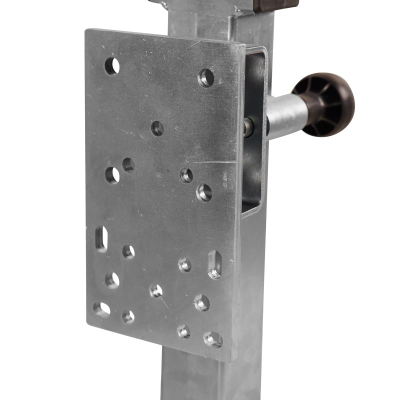 tipping support leg SF60-DSA- SW19 universeel met verlengde montage ⧄60 ⧄60mm 1300kg zinc plated 430mm