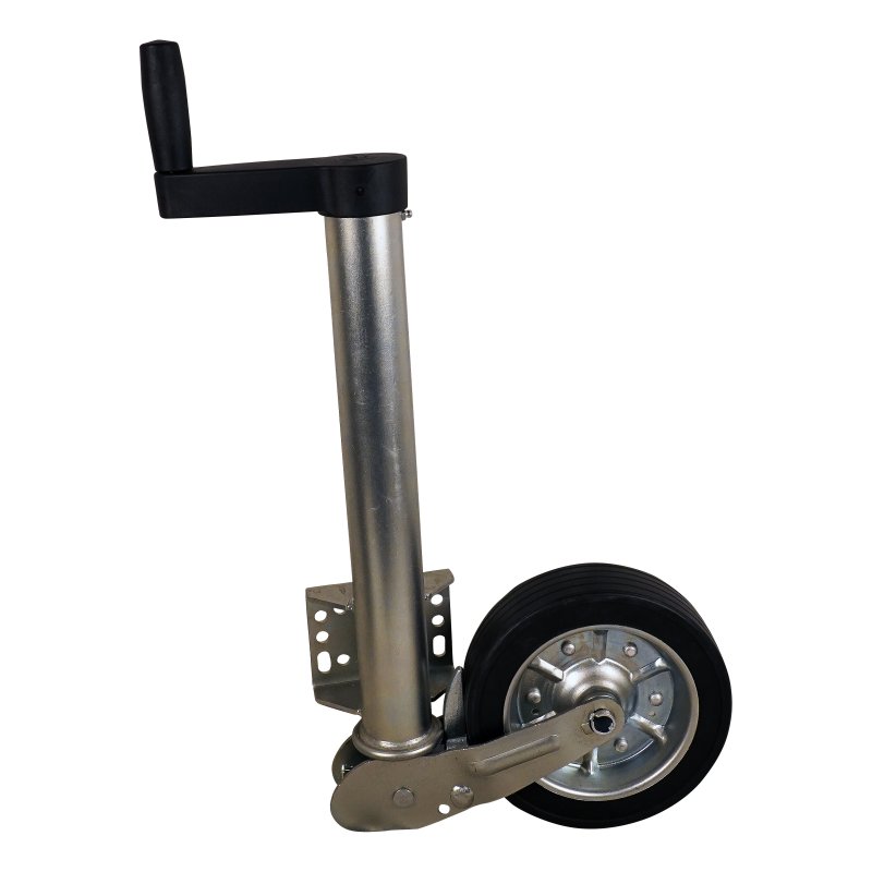 roue jockey escamotable manivelle en plastique Ø60mm 225x64mm