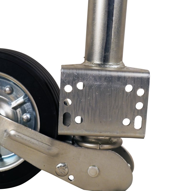 roue jockey escamotable manivelle en plastique Ø60mm 225x64mm