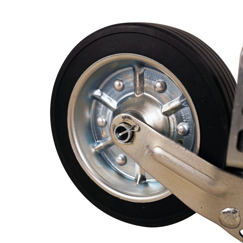 roue jockey escamotable manivelle en plastique Ø60mm 225x64mm