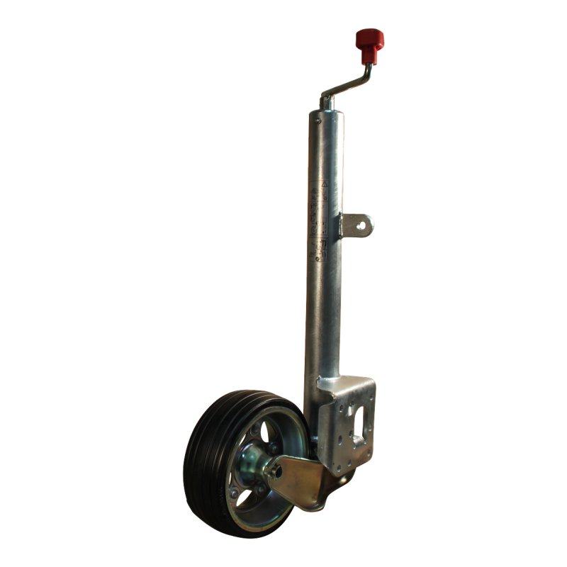 roue jockey escamotable Ø60x4mm 230x80mm jante en acier