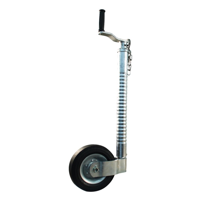 jockey wheel ribbed Ø48mm 205x55mm steel wheel suitable for Ifor Williams
