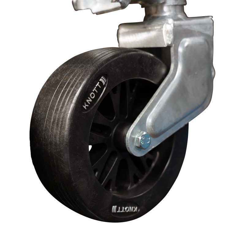 roue jockey basculante Ø57mm 210x75mm