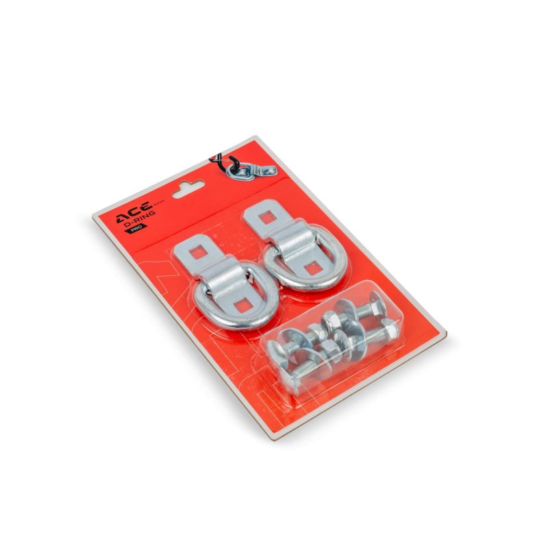 D-ring Pro galvanisé (argent)