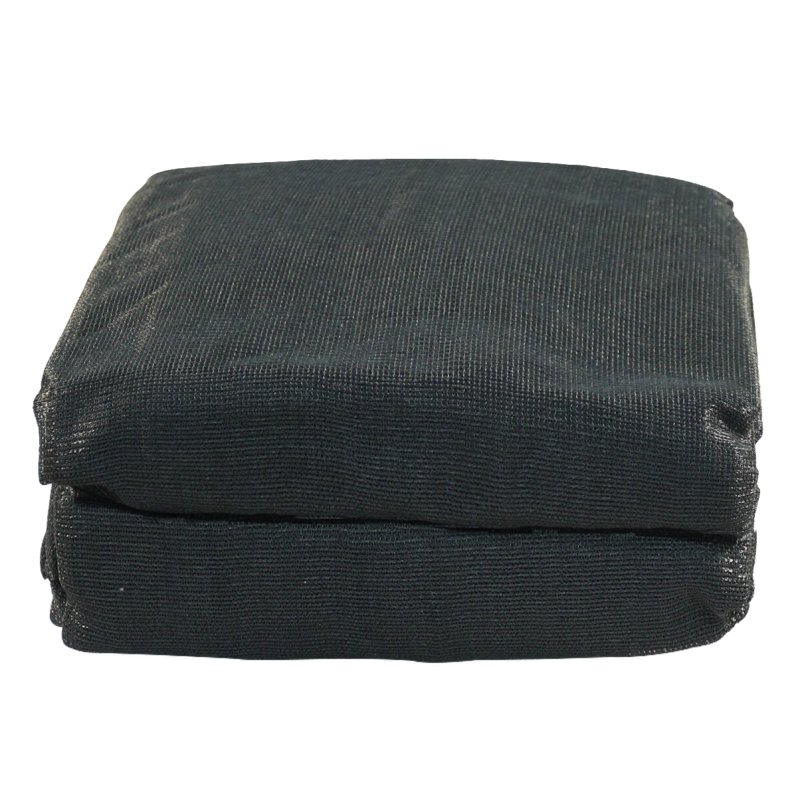 Filet de sécurité de lourde qualité 3700x2200mm PVC, 350 gr/m2 noir foncé RAL 9005