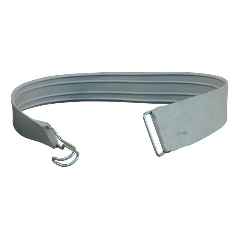 sangle d'arrimage pour container roulant gris 40mm 700mm caoutchouc