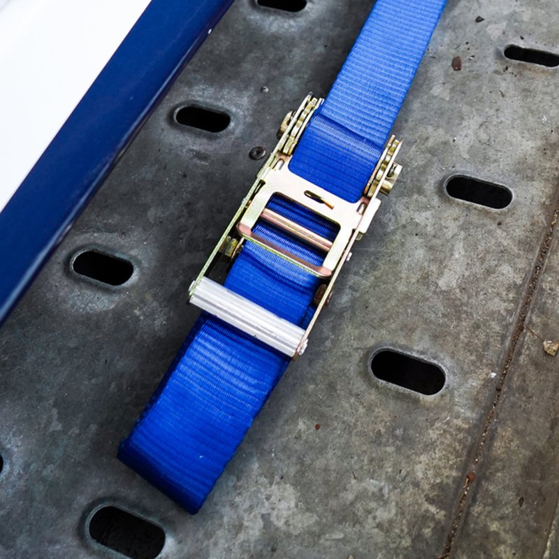 lashing belt for car transport blue 35mm 2500mm polyester