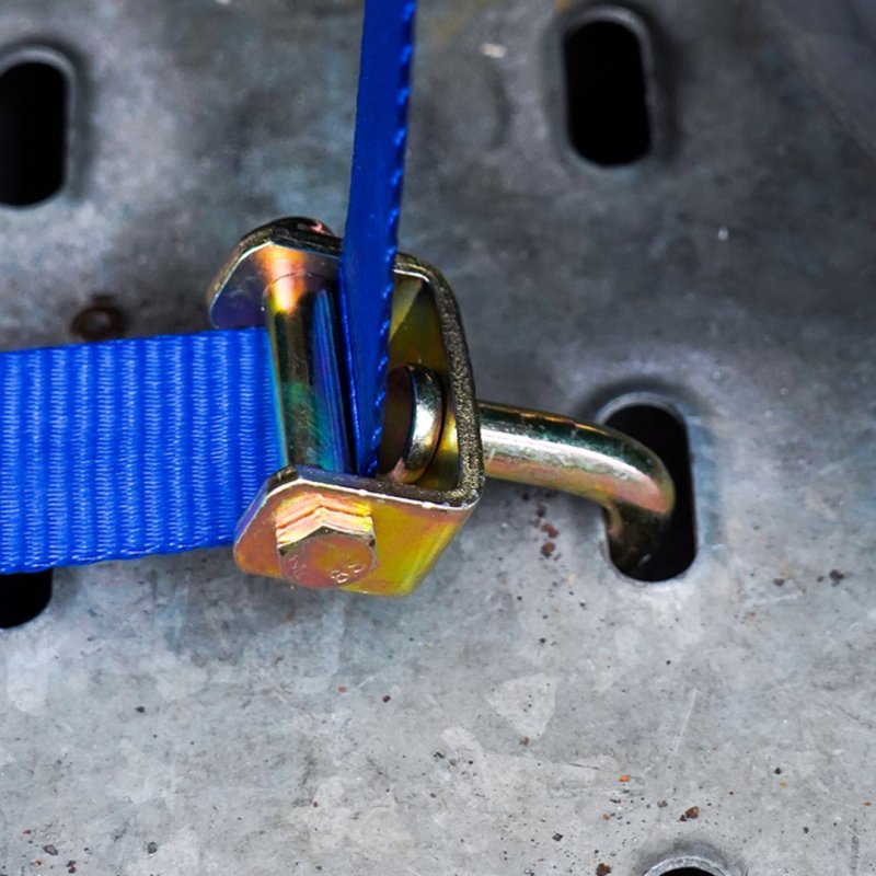 lashing belt for car transport blue 35mm 2500mm polyester
