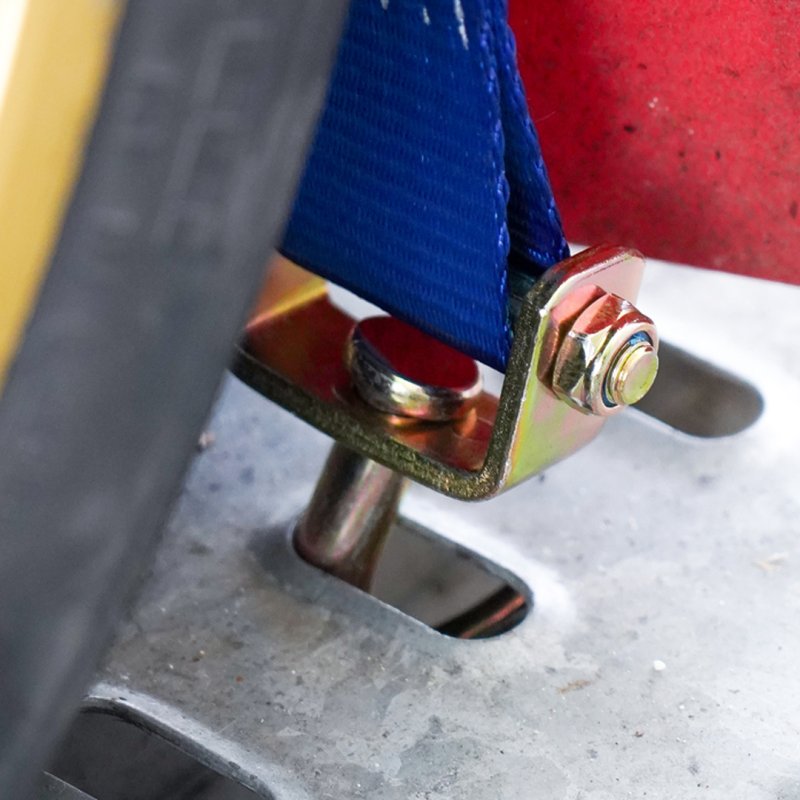 lashing belt for car transport blue 35mm 2500mm polyester