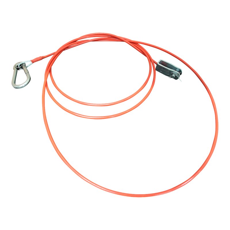 câble de rupture 2300mm fourche avec goupille Rouge