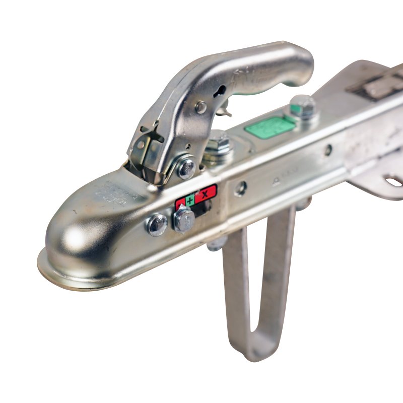 tôle à bord rabattu avec tête d'attelage KZE 7,5