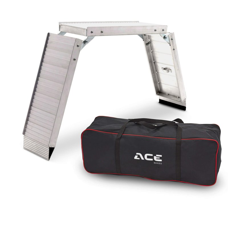 Ramp Compact foldable aluminum 1992mm x 250mm head (L standard) incl. carrying bag