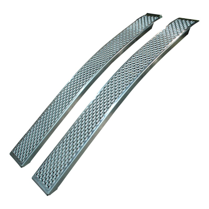 Verladerampen / Satz Gebogen Aluminium 2500mm x 260mm Endkopf(L standard)